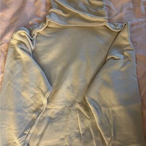 Aerie Cream Ribbed Turtleneck